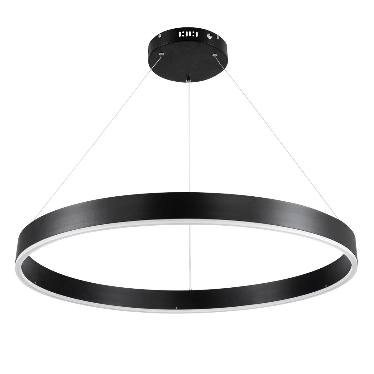 kelvo® VENOM KLV-101-0190 Κρεμαστό Φωτιστικό Οροφής LED 67W 6700lm 120° AC 220-240V IP20 Ρυθμιζόμενο Λευκό CCT με Χειριστήριο από 2700K έως 6000K Dimmable - Lumileds SMD Chip - Μαύρο Ματ - Μ80 x Π80 x Υ6.5cm - 3 Χρόνια Εγγύηση - ledmania.gr