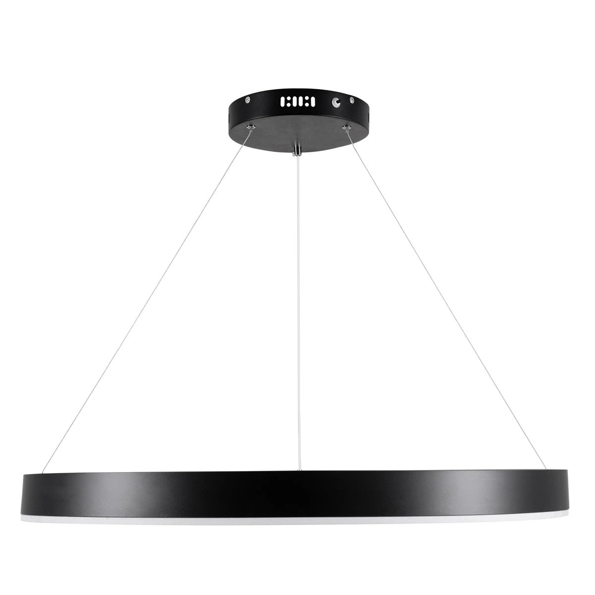 kelvo® VENOM KLV-101-0190 Κρεμαστό Φωτιστικό Οροφής LED 67W 6700lm 120° AC 220-240V IP20 Ρυθμιζόμενο Λευκό CCT με Χειριστήριο από 2700K έως 6000K Dimmable - Lumileds SMD Chip - Μαύρο Ματ - Μ80 x Π80 x Υ6.5cm - 3 Χρόνια Εγγύηση - ledmania.gr