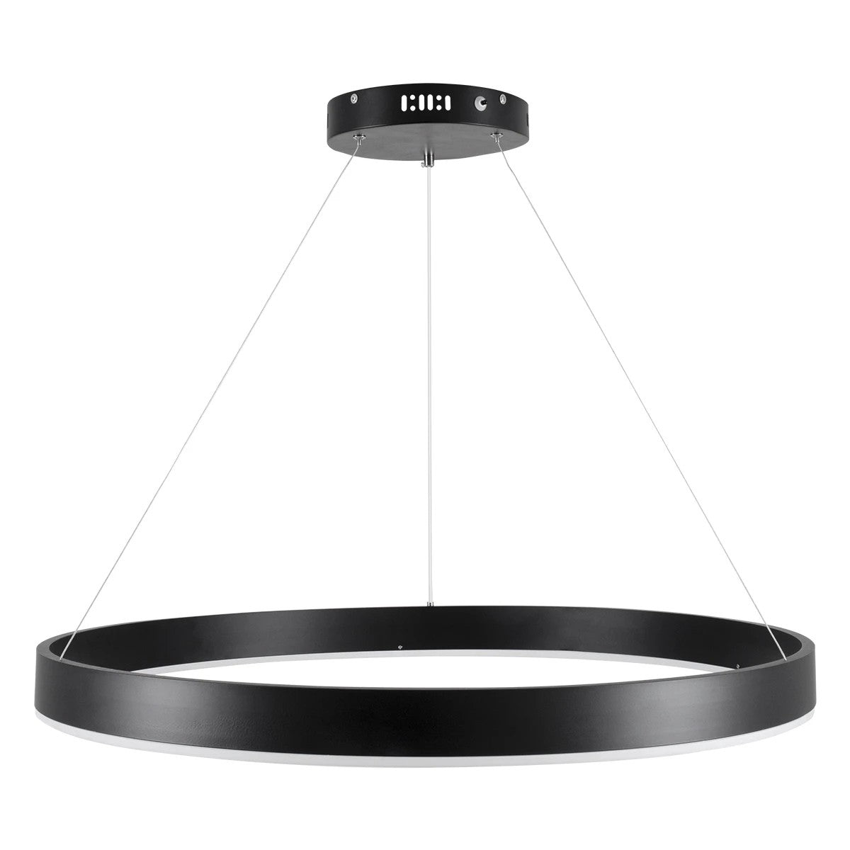 kelvo® VENOM KLV-101-0190 Κρεμαστό Φωτιστικό Οροφής LED 67W 6700lm 120° AC 220-240V IP20 Ρυθμιζόμενο Λευκό CCT με Χειριστήριο από 2700K έως 6000K Dimmable - Lumileds SMD Chip - Μαύρο Ματ - Μ80 x Π80 x Υ6.5cm - 3 Χρόνια Εγγύηση - ledmania.gr