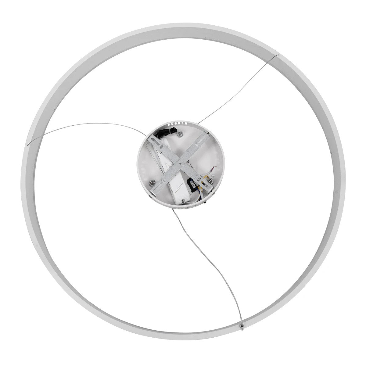 kelvo® VENOM KLV-101-0191 Κρεμαστό Φωτιστικό Οροφής LED 67W 6700lm 120° AC 220-240V IP20 Ρυθμιζόμενο Λευκό CCT με Χειριστήριο από 2700K έως 6000K Dimmable - Lumileds SMD Chip - Λευκό Ματ - Μ80 x Π80 x Υ6.5cm - 3 Χρόνια Εγγύηση - ledmania.gr