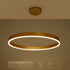 kelvo® VENOM KLV-101-0192 Κρεμαστό Φωτιστικό Οροφής LED 67W 6700lm 120° AC 220-240V IP20 Ρυθμιζόμενο Λευκό CCT με Χειριστήριο από 2700K έως 6000K Dimmable - Lumileds SMD Chip - Χρυσό Πλατίνα - Μ80 x Π80 x Υ6.5cm - 3 Χρόνια Εγγύηση - ledmania.gr