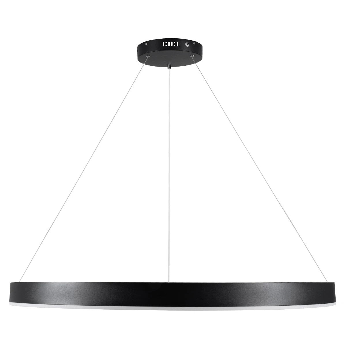 kelvo® VENOM KLV-101-0193 Κρεμαστό Φωτιστικό Οροφής LED 75W 7500lm 120° AC 220-240V IP20 Ρυθμιζόμενο Λευκό CCT με Χειριστήριο από 2700K έως 6000K Dimmable - Lumileds SMD Chip - Μαύρο Ματ - Μ100 x Π100 x Υ6.5cm - 3 Χρόνια Εγγύηση - ledmania.gr