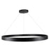 kelvo® VENOM KLV-101-0193 Κρεμαστό Φωτιστικό Οροφής LED 75W 7500lm 120° AC 220-240V IP20 Ρυθμιζόμενο Λευκό CCT με Χειριστήριο από 2700K έως 6000K Dimmable - Lumileds SMD Chip - Μαύρο Ματ - Μ100 x Π100 x Υ6.5cm - 3 Χρόνια Εγγύηση - ledmania.gr