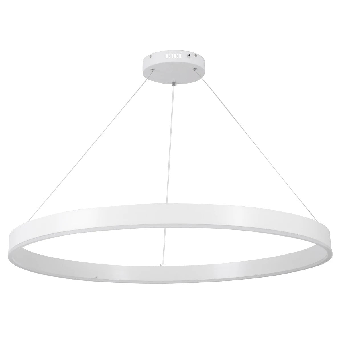 kelvo® VENOM KLV-101-0194 Κρεμαστό Φωτιστικό Οροφής LED 75W 7500lm 120° AC 220-240V IP20 Ρυθμιζόμενο Λευκό CCT με Χειριστήριο από 2700K έως 6000K Dimmable - Lumileds SMD Chip - Λευκό Ματ - Μ100 x Π100 x Υ6.5cm - 3 Χρόνια Εγγύηση - ledmania.gr