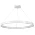 kelvo® VENOM KLV-101-0194 Κρεμαστό Φωτιστικό Οροφής LED 75W 7500lm 120° AC 220-240V IP20 Ρυθμιζόμενο Λευκό CCT με Χειριστήριο από 2700K έως 6000K Dimmable - Lumileds SMD Chip - Λευκό Ματ - Μ100 x Π100 x Υ6.5cm - 3 Χρόνια Εγγύηση - ledmania.gr