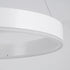kelvo® VENOM KLV-101-0194 Κρεμαστό Φωτιστικό Οροφής LED 75W 7500lm 120° AC 220-240V IP20 Ρυθμιζόμενο Λευκό CCT με Χειριστήριο από 2700K έως 6000K Dimmable - Lumileds SMD Chip - Λευκό Ματ - Μ100 x Π100 x Υ6.5cm - 3 Χρόνια Εγγύηση - ledmania.gr