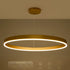 kelvo® VENOM KLV-101-0195 Κρεμαστό Φωτιστικό Οροφής LED 75W 7500lm 120° AC 220-240V IP20 Ρυθμιζόμενο Λευκό CCT με Χειριστήριο από 2700K έως 6000K Dimmable - Lumileds SMD Chip - Χρυσό Πλατίνα - Μ100 x Π100 x Υ6.5cm - 3 Χρόνια Εγγύηση - ledmania.gr