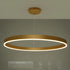 kelvo® VENOM KLV-101-0195 Κρεμαστό Φωτιστικό Οροφής LED 75W 7500lm 120° AC 220-240V IP20 Ρυθμιζόμενο Λευκό CCT με Χειριστήριο από 2700K έως 6000K Dimmable - Lumileds SMD Chip - Χρυσό Πλατίνα - Μ100 x Π100 x Υ6.5cm - 3 Χρόνια Εγγύηση - ledmania.gr