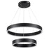 kelvo® VENOM KLV-101-0196 Κρεμαστό Φωτιστικό Οροφής LED 75W 7500lm 120° AC 220-240V IP20 Ρυθμιζόμενο Λευκό CCT με Χειριστήριο από 2700K έως 6000K Dimmable - Lumileds SMD Chip - Μαύρο Ματ - Μ60 x Π60 x Υ40cm - 3 Χρόνια Εγγύηση - ledmania.gr