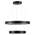 kelvo® VENOM KLV-101-0196 Κρεμαστό Φωτιστικό Οροφής LED 75W 7500lm 120° AC 220-240V IP20 Ρυθμιζόμενο Λευκό CCT με Χειριστήριο από 2700K έως 6000K Dimmable - Lumileds SMD Chip - Μαύρο Ματ - Μ60 x Π60 x Υ40cm - 3 Χρόνια Εγγύηση - ledmania.gr