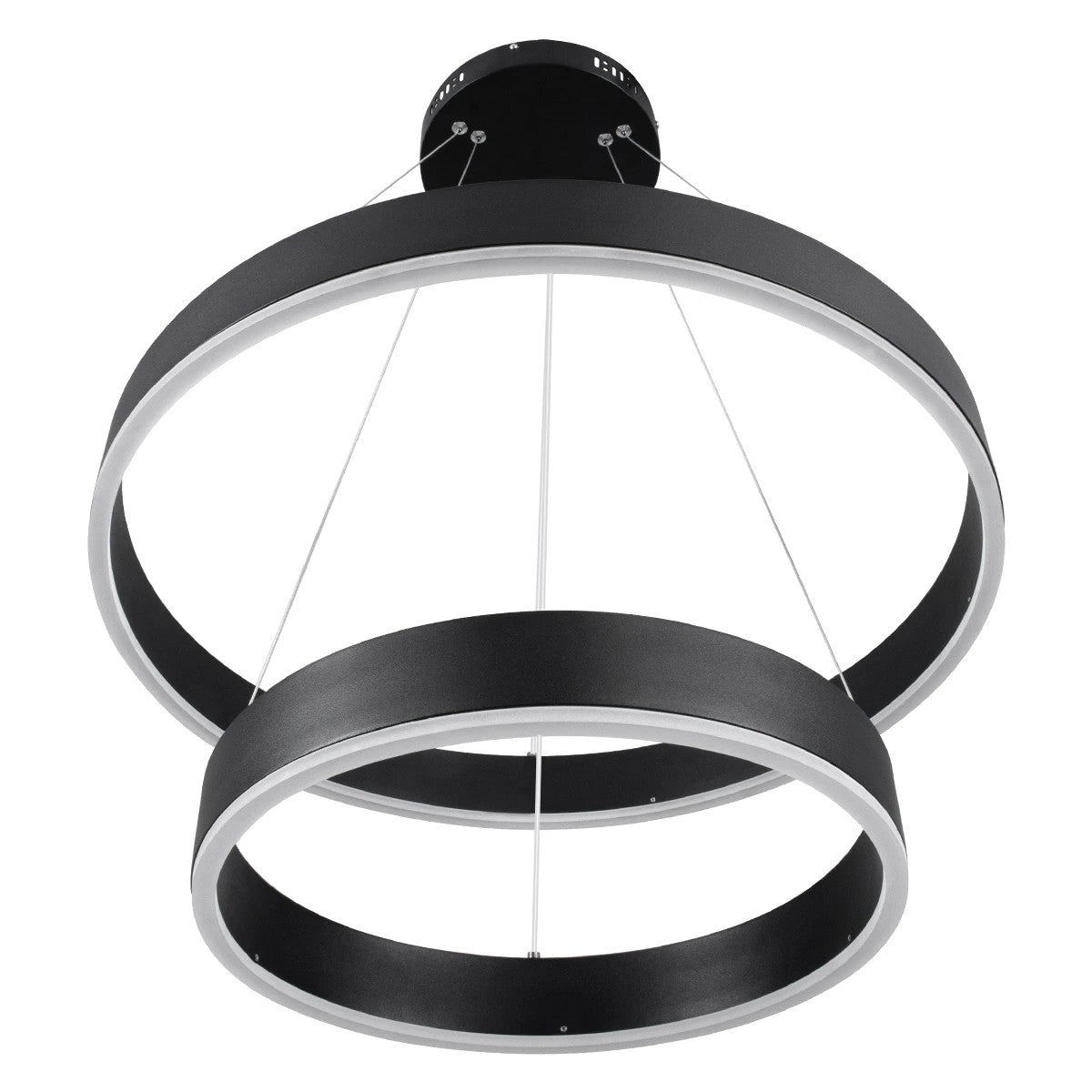 kelvo® VENOM KLV-101-0196 Κρεμαστό Φωτιστικό Οροφής LED 75W 7500lm 120° AC 220-240V IP20 Ρυθμιζόμενο Λευκό CCT με Χειριστήριο από 2700K έως 6000K Dimmable - Lumileds SMD Chip - Μαύρο Ματ - Μ60 x Π60 x Υ40cm - 3 Χρόνια Εγγύηση - ledmania.gr