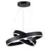 kelvo® VENOM KLV-101-0196 Κρεμαστό Φωτιστικό Οροφής LED 75W 7500lm 120° AC 220-240V IP20 Ρυθμιζόμενο Λευκό CCT με Χειριστήριο από 2700K έως 6000K Dimmable - Lumileds SMD Chip - Μαύρο Ματ - Μ60 x Π60 x Υ40cm - 3 Χρόνια Εγγύηση - ledmania.gr