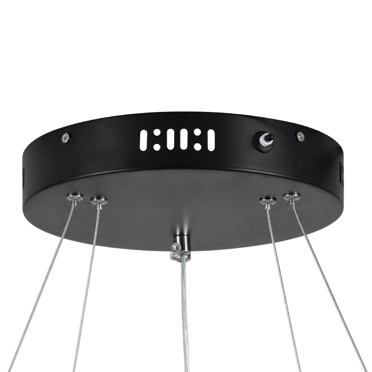 kelvo® VENOM KLV-101-0196 Κρεμαστό Φωτιστικό Οροφής LED 75W 7500lm 120° AC 220-240V IP20 Ρυθμιζόμενο Λευκό CCT με Χειριστήριο από 2700K έως 6000K Dimmable - Lumileds SMD Chip - Μαύρο Ματ - Μ60 x Π60 x Υ40cm - 3 Χρόνια Εγγύηση - ledmania.gr