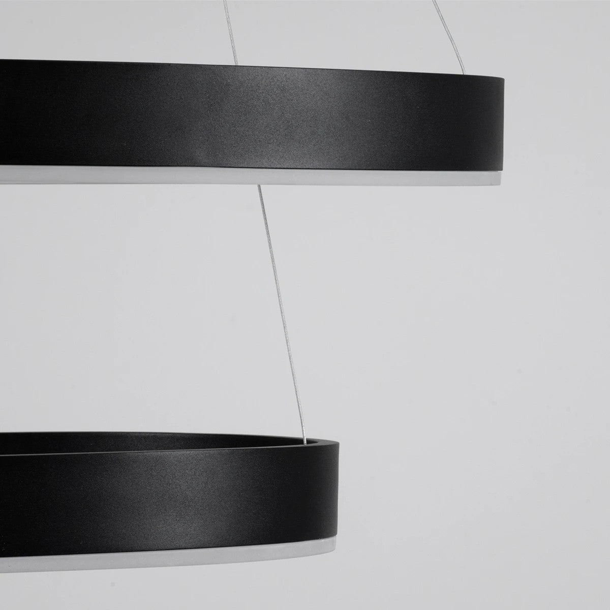 kelvo® VENOM KLV-101-0196-V2 Κρεμαστό Φωτιστικό Οροφής LED 75W 7500lm 120° AC 220-240V IP20 Ρυθμιζόμενο Λευκό CCT με Χειριστήριο από 2700K έως 6000K Dimmable - Lumileds SMD Chip - Μαύρο Ματ - Μ60 x Π60 x Υ40cm - 3 Χρόνια Εγγύηση - ledmania.gr