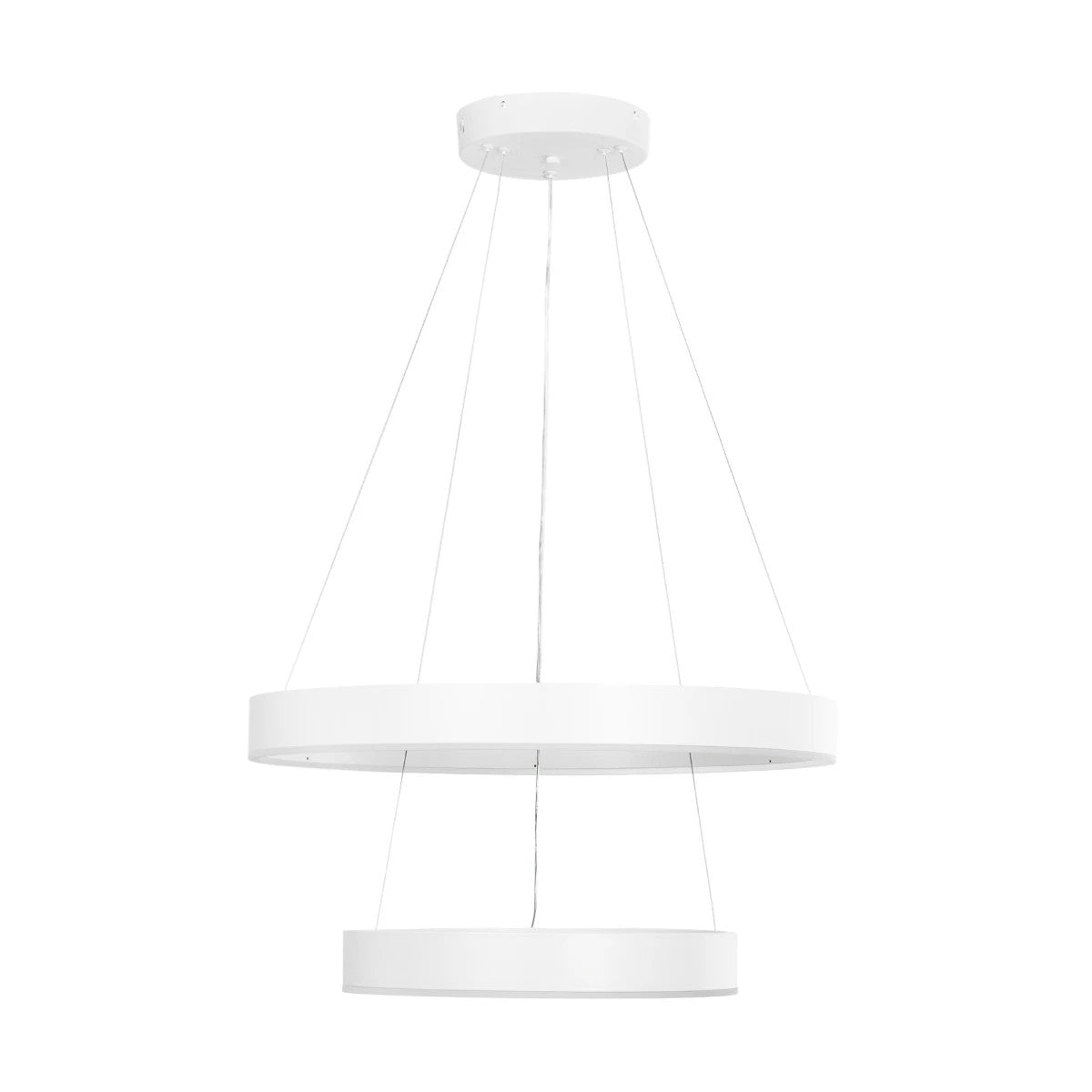 kelvo® VENOM KLV-101-0197 Κρεμαστό Φωτιστικό Οροφής LED 75W 7500lm 120° AC 220-240V IP20 Ρυθμιζόμενο Λευκό CCT με Χειριστήριο από 2700K έως 6000K Dimmable - Lumileds SMD Chip - Λευκό Ματ - Μ60 x Π60 x Υ40cm - 3 Χρόνια Εγγύηση - ledmania.gr