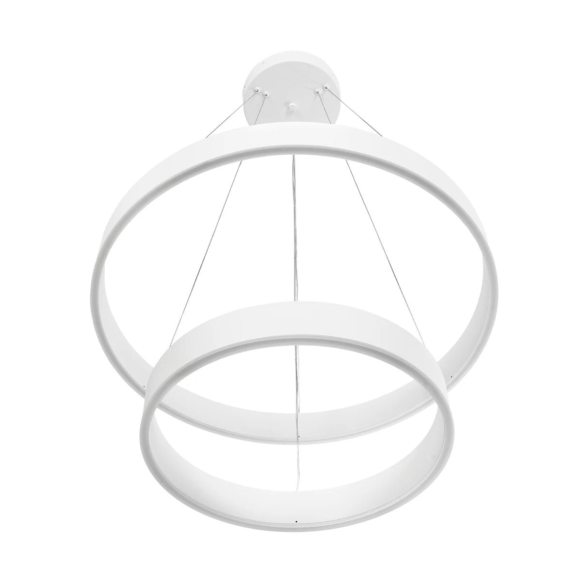 kelvo® VENOM KLV-101-0197 Κρεμαστό Φωτιστικό Οροφής LED 75W 7500lm 120° AC 220-240V IP20 Ρυθμιζόμενο Λευκό CCT με Χειριστήριο από 2700K έως 6000K Dimmable - Lumileds SMD Chip - Λευκό Ματ - Μ60 x Π60 x Υ40cm - 3 Χρόνια Εγγύηση - ledmania.gr