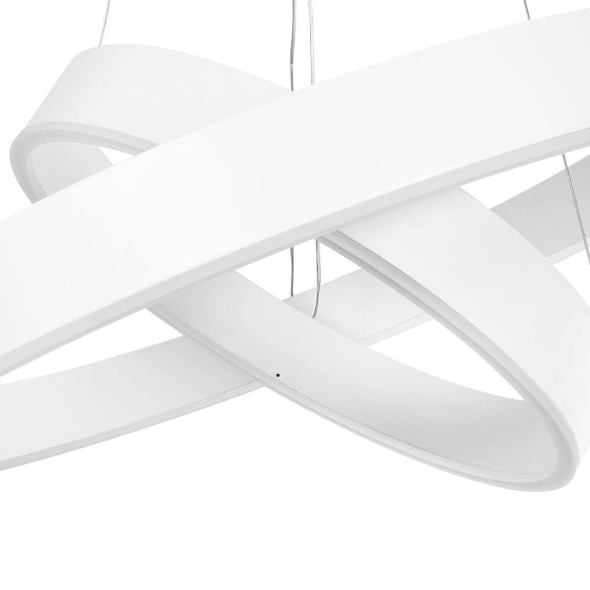 kelvo® VENOM KLV-101-0197 Κρεμαστό Φωτιστικό Οροφής LED 75W 7500lm 120° AC 220-240V IP20 Ρυθμιζόμενο Λευκό CCT με Χειριστήριο από 2700K έως 6000K Dimmable - Lumileds SMD Chip - Λευκό Ματ - Μ60 x Π60 x Υ40cm - 3 Χρόνια Εγγύηση - ledmania.gr