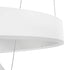 kelvo® VENOM KLV-101-0197 Κρεμαστό Φωτιστικό Οροφής LED 75W 7500lm 120° AC 220-240V IP20 Ρυθμιζόμενο Λευκό CCT με Χειριστήριο από 2700K έως 6000K Dimmable - Lumileds SMD Chip - Λευκό Ματ - Μ60 x Π60 x Υ40cm - 3 Χρόνια Εγγύηση - ledmania.gr