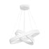 kelvo® VENOM KLV-101-0197-V2 Κρεμαστό Φωτιστικό Οροφής LED 75W 7500lm 120° AC 220-240V IP20 Ρυθμιζόμενο Λευκό CCT με Χειριστήριο από 2700K έως 6000K Dimmable - Lumileds SMD Chip - Λευκό Ματ - Μ60 x Π60 x Υ40cm - 3 Χρόνια Εγγύηση - ledmania.gr