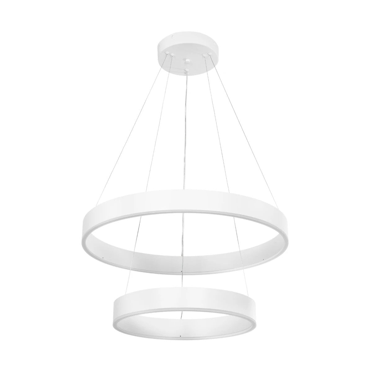 kelvo® VENOM KLV-101-0197-V2 Κρεμαστό Φωτιστικό Οροφής LED 75W 7500lm 120° AC 220-240V IP20 Ρυθμιζόμενο Λευκό CCT με Χειριστήριο από 2700K έως 6000K Dimmable - Lumileds SMD Chip - Λευκό Ματ - Μ60 x Π60 x Υ40cm - 3 Χρόνια Εγγύηση - ledmania.gr