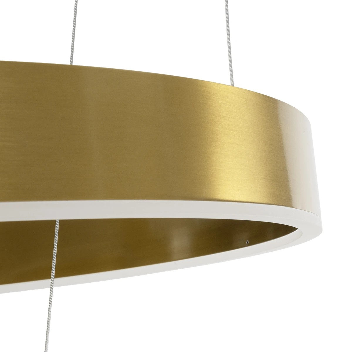 kelvo® VENOM KLV-101-0198 Κρεμαστό Φωτιστικό Οροφής LED 75W 7500lm 120° AC 220-240V IP20 Ρυθμιζόμενο Λευκό CCT με Χειριστήριο από 2700K έως 6000K Dimmable - Lumileds SMD Chip - Χρυσό Πλατίνα - Μ60 x Π60 x Υ40cm - 3 Χρόνια Εγγύηση - ledmania.gr