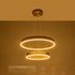 kelvo® VENOM KLV-101-0198 Κρεμαστό Φωτιστικό Οροφής LED 75W 7500lm 120° AC 220-240V IP20 Ρυθμιζόμενο Λευκό CCT με Χειριστήριο από 2700K έως 6000K Dimmable - Lumileds SMD Chip - Χρυσό Πλατίνα - Μ60 x Π60 x Υ40cm - 3 Χρόνια Εγγύηση - ledmania.gr