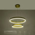 kelvo® VENOM KLV-101-0198 Κρεμαστό Φωτιστικό Οροφής LED 75W 7500lm 120° AC 220-240V IP20 Ρυθμιζόμενο Λευκό CCT με Χειριστήριο από 2700K έως 6000K Dimmable - Lumileds SMD Chip - Χρυσό Πλατίνα - Μ60 x Π60 x Υ40cm - 3 Χρόνια Εγγύηση - ledmania.gr