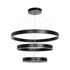kelvo® VENOM KLV-101-0199 Κρεμαστό Φωτιστικό Οροφής LED 120W 12000lm 120° AC 220-240V IP20 Ρυθμιζόμενο Λευκό CCT με Χειριστήριο από 2700K έως 6000K Dimmable - Lumileds SMD Chip - Μαύρο Ματ - Μ80 x Π80 x Υ80cm - 3 Χρόνια Εγγύηση - ledmania.gr