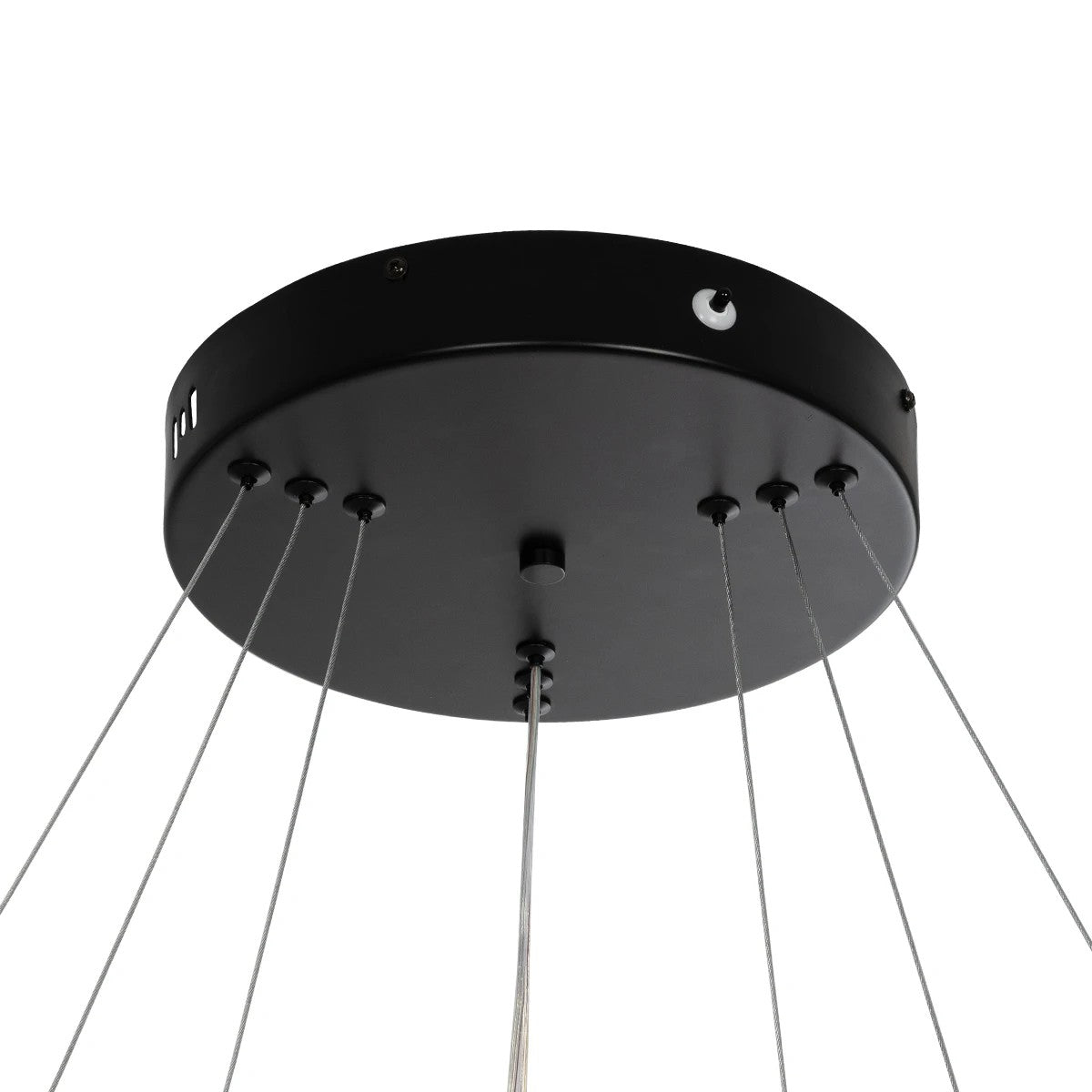 kelvo® VENOM KLV-101-0199-V2 Κρεμαστό Φωτιστικό Οροφής LED 120W 12000lm 120° AC 220-240V IP20 Ρυθμιζόμενο Λευκό CCT με Χειριστήριο από 2700K έως 6000K Dimmable - Lumileds SMD Chip - Μαύρο Ματ - Μ80 x Π80 x Υ80cm - 3 Χρόνια Εγγύηση - ledmania.gr