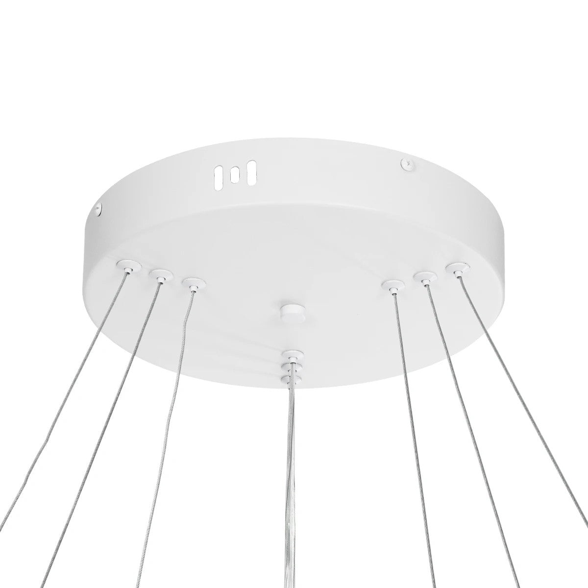 kelvo® VENOM KLV-101-0200 Κρεμαστό Φωτιστικό Οροφής LED 120W 12000lm 120° AC 220-240V IP20 Ρυθμιζόμενο Λευκό CCT με Χειριστήριο από 2700K έως 6000K Dimmable - Lumileds SMD Chip - Λευκό Ματ - Μ80 x Π80 x Υ80cm - 3 Χρόνια Εγγύηση - ledmania.gr
