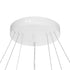 kelvo® VENOM KLV-101-0200 Κρεμαστό Φωτιστικό Οροφής LED 120W 12000lm 120° AC 220-240V IP20 Ρυθμιζόμενο Λευκό CCT με Χειριστήριο από 2700K έως 6000K Dimmable - Lumileds SMD Chip - Λευκό Ματ - Μ80 x Π80 x Υ80cm - 3 Χρόνια Εγγύηση - ledmania.gr