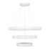 kelvo® VENOM KLV-101-0200-V2 Κρεμαστό Φωτιστικό Οροφής LED 120W 12000lm 120° AC 220-240V IP20 Ρυθμιζόμενο Λευκό CCT με Χειριστήριο από 2700K έως 6000K Dimmable - Lumileds SMD Chip - Λευκό Ματ - Μ80 x Π80 x Υ80cm - 3 Χρόνια Εγγύηση - ledmania.gr