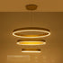 kelvo® VENOM KLV-101-0201 Κρεμαστό Φωτιστικό Οροφής LED 120W 12000lm 120° AC 220-240V IP20 Ρυθμιζόμενο Λευκό CCT με Χειριστήριο από 2700K έως 6000K Dimmable - Lumileds SMD Chip - Χρυσό Πλατίνα - Μ80 x Π80 x Υ80cm - 3 Χρόνια Εγγύηση - ledmania.gr