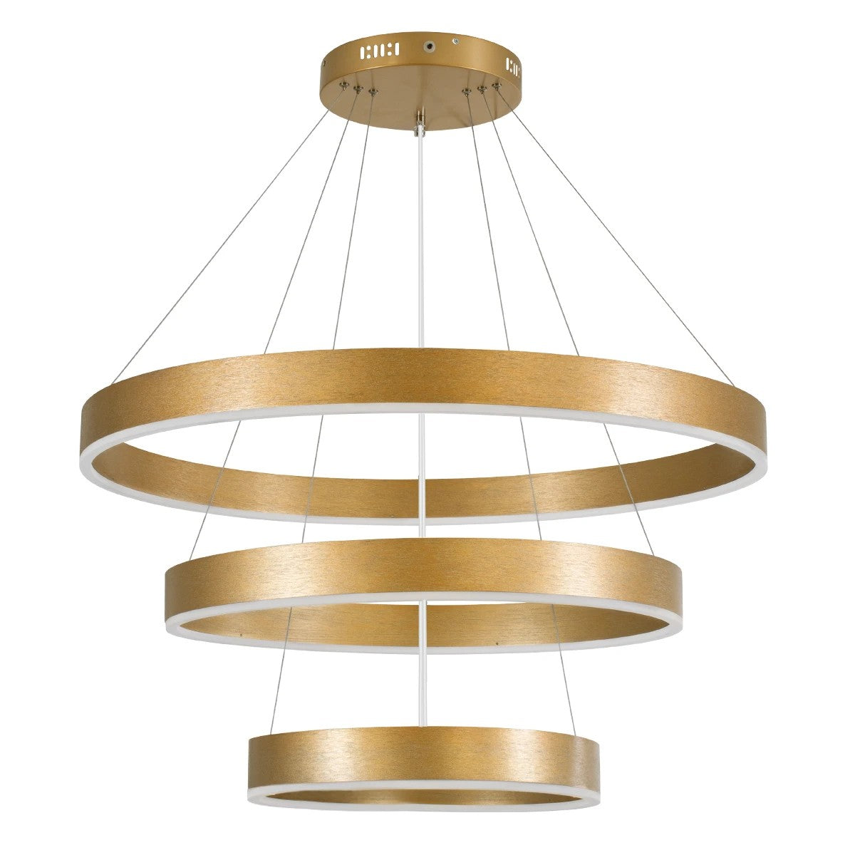 kelvo® VENOM KLV-101-0201-V2 Κρεμαστό Φωτιστικό Οροφής LED 120W 12000lm 120° AC 220-240V IP20 Ρυθμιζόμενο Λευκό CCT με Χειριστήριο από 2700K έως 6000K Dimmable - Lumileds SMD Chip - Χρυσό Πλατίνα - Μ80 x Π80 x Υ80cm - 3 Χρόνια Εγγύηση - ledmania.gr
