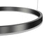 kelvo® VENOM KLV-101-0202 Κρεμαστό Φωτιστικό Οροφής LED 150W 15000lm 120° AC 220-240V IP20 Ρυθμιζόμενο Λευκό CCT με Χειριστήριο από 2700K έως 6000K Dimmable - Lumileds SMD Chip - Μαύρο Ματ - Μ150 x Π90 x Υ60cm - 3 Χρόνια Εγγύηση