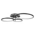 kelvo® NEMESIS KLV-101-0205 Φωτιστικό Οροφής LED 98W 9800lm 360° AC 220-240V IP20 Ρυθμιζόμενο Λευκό CCT με Χειριστήριο από 2700K έως 6000K Dimmable - Lumileds SMD Chip - Μαύρο Ματ - Μ89 x Π60 x Υ19cm - 3 Χρόνια Εγγύηση - ledmania.gr