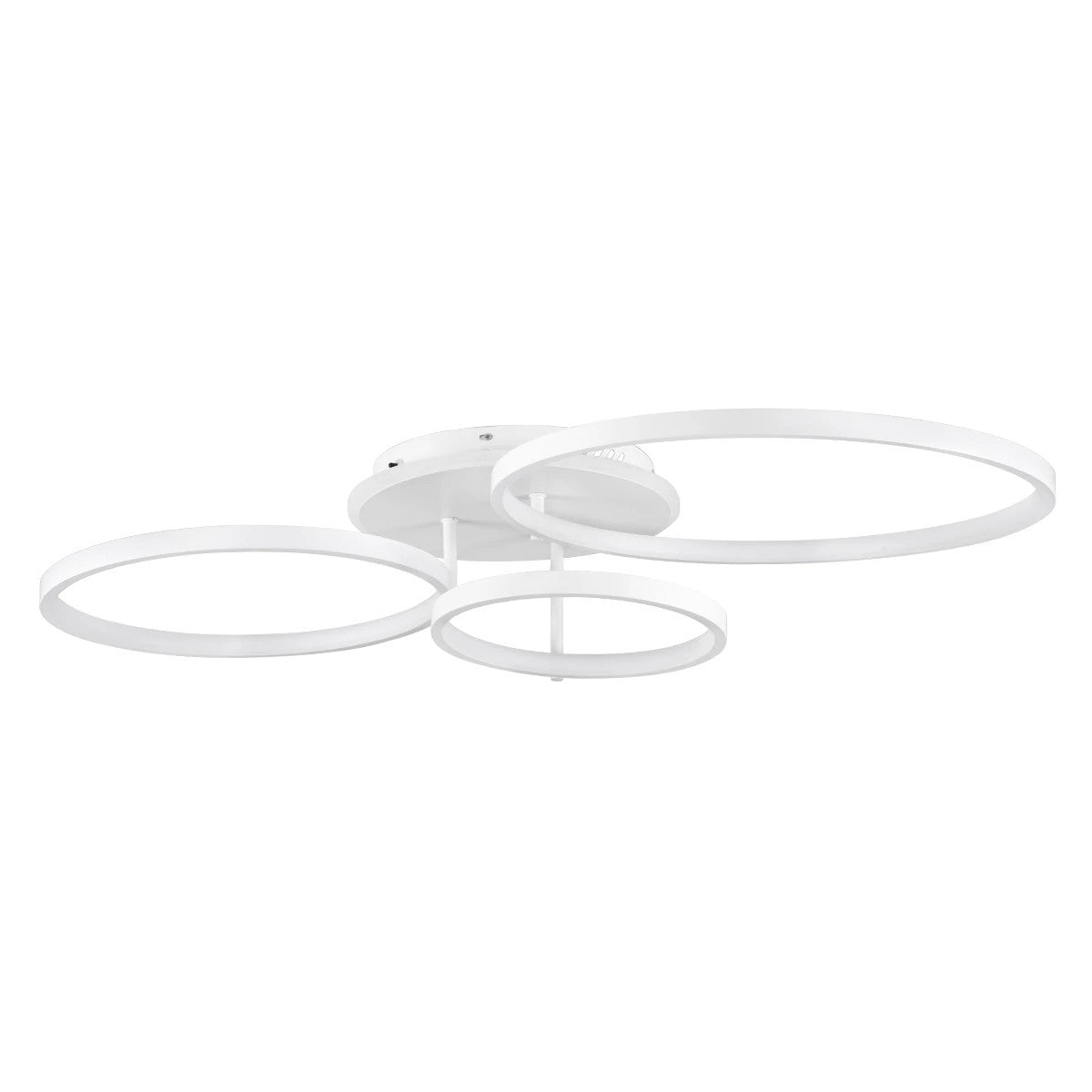 kelvo® NEMESIS KLV-101-0206 Φωτιστικό Οροφής LED 98W 9800lm 360° AC 220-240V IP20 Ρυθμιζόμενο Λευκό CCT με Χειριστήριο από 2700K έως 6000K Dimmable - Lumileds SMD Chip - Λευκό Ματ - Μ89 x Π60 x Υ19cm - 3 Χρόνια Εγγύηση - ledmania.gr