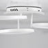 kelvo® NEMESIS KLV-101-0206 Φωτιστικό Οροφής LED 98W 9800lm 360° AC 220-240V IP20 Ρυθμιζόμενο Λευκό CCT με Χειριστήριο από 2700K έως 6000K Dimmable - Lumileds SMD Chip - Λευκό Ματ - Μ89 x Π60 x Υ19cm - 3 Χρόνια Εγγύηση - ledmania.gr