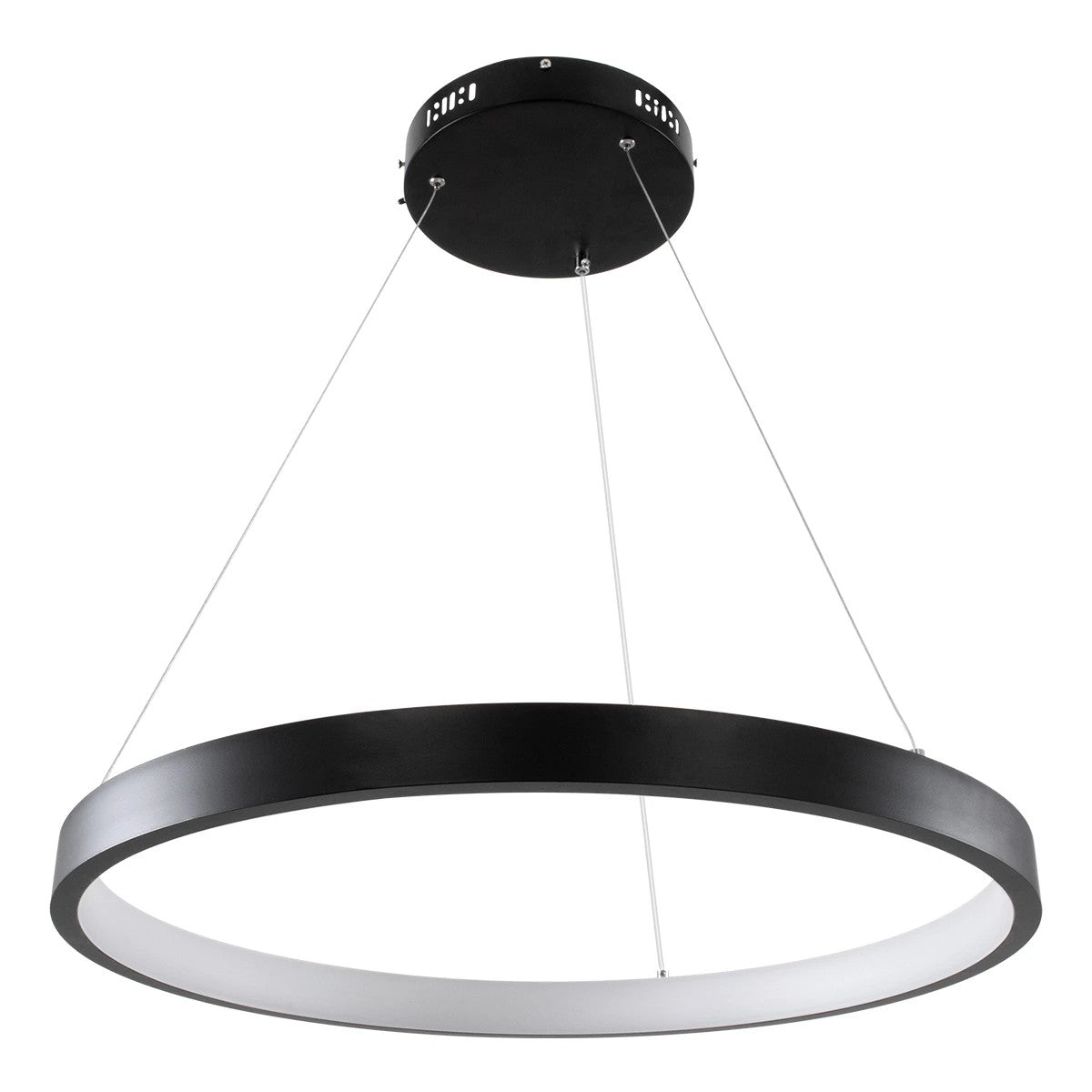 kelvo® NEMESIS KLV-101-0208 Κρεμαστό Φωτιστικό Οροφής LED 45W 4500lm 180° AC 220-240V IP20 Ρυθμιζόμενο Λευκό CCT με Χειριστήριο από 2700K έως 6000K Dimmable - Lumileds SMD Chip - Μαύρο Ματ - Μ60 x Π60 x Υ4cm - 3 Χρόνια Εγγύηση - ledmania.gr