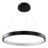 kelvo® NEMESIS KLV-101-0208 Κρεμαστό Φωτιστικό Οροφής LED 45W 4500lm 180° AC 220-240V IP20 Ρυθμιζόμενο Λευκό CCT με Χειριστήριο από 2700K έως 6000K Dimmable - Lumileds SMD Chip - Μαύρο Ματ - Μ60 x Π60 x Υ4cm - 3 Χρόνια Εγγύηση - ledmania.gr