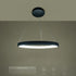 kelvo® NEMESIS KLV-101-0208 Κρεμαστό Φωτιστικό Οροφής LED 45W 4500lm 180° AC 220-240V IP20 Ρυθμιζόμενο Λευκό CCT με Χειριστήριο από 2700K έως 6000K Dimmable - Lumileds SMD Chip - Μαύρο Ματ - Μ60 x Π60 x Υ4cm - 3 Χρόνια Εγγύηση - ledmania.gr