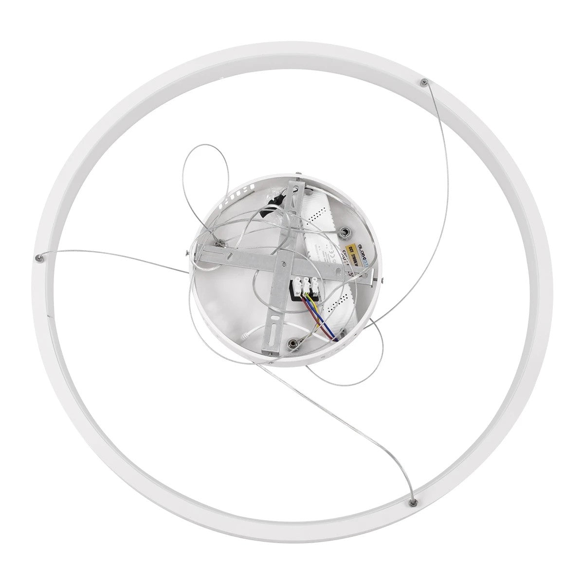 kelvo® NEMESIS KLV-101-0209 Κρεμαστό Φωτιστικό Οροφής LED 45W 4500lm 180° AC 220-240V IP20 Ρυθμιζόμενο Λευκό CCT με Χειριστήριο από 2700K έως 6000K Dimmable - Lumileds SMD Chip - Λευκό Ματ - Μ60 x Π60 x Υ4cm - 3 Χρόνια Εγγύηση - ledmania.gr