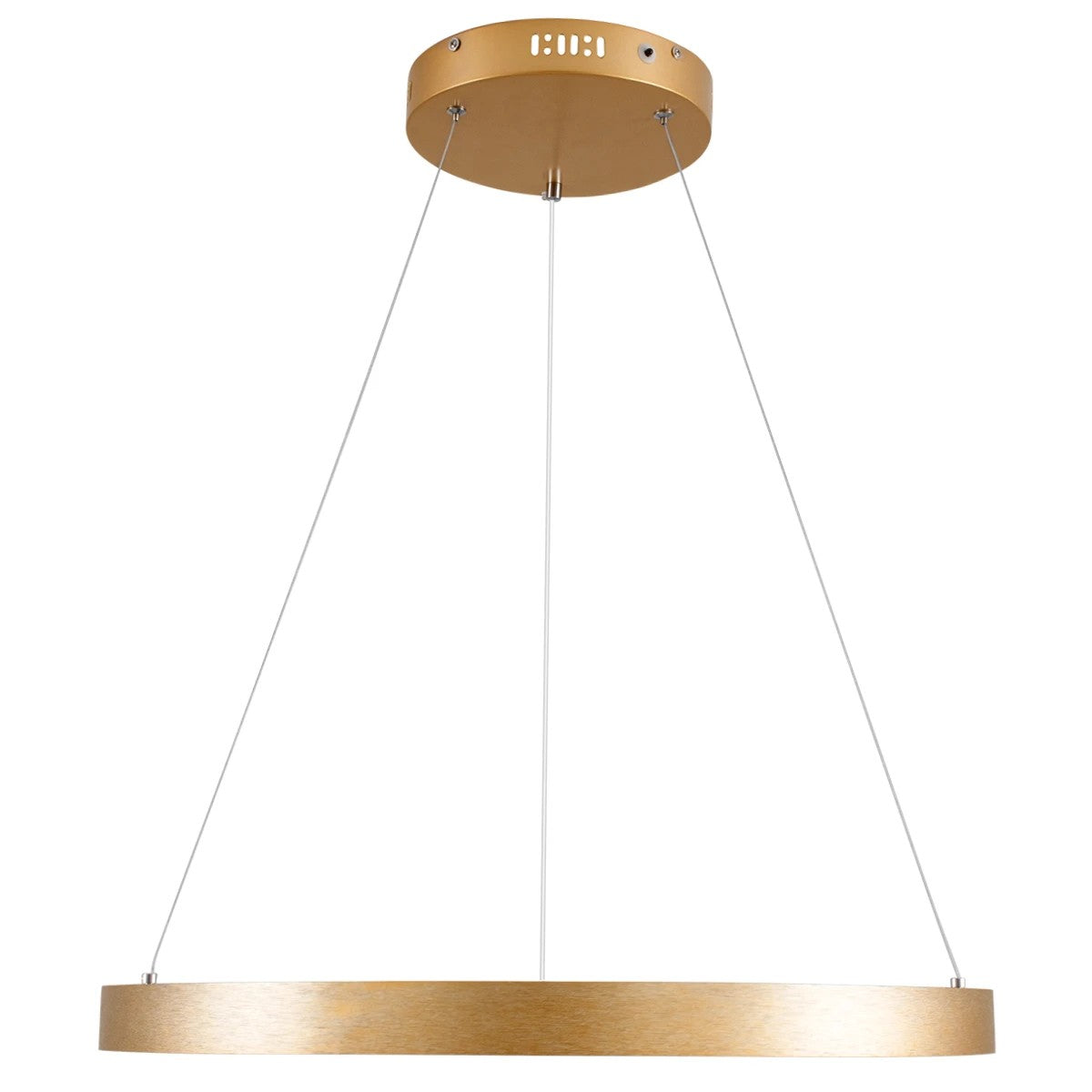 kelvo® NEMESIS KLV-101-0210 Κρεμαστό Φωτιστικό Οροφής LED 45W 4500lm 180° AC 220-240V IP20 Ρυθμιζόμενο Λευκό CCT με Χειριστήριο από 2700K έως 6000K Dimmable - Lumileds SMD Chip - Χρυσό Πλατίνα - Μ60 x Π60 x Υ4cm - 3 Χρόνια Εγγύηση - ledmania.gr