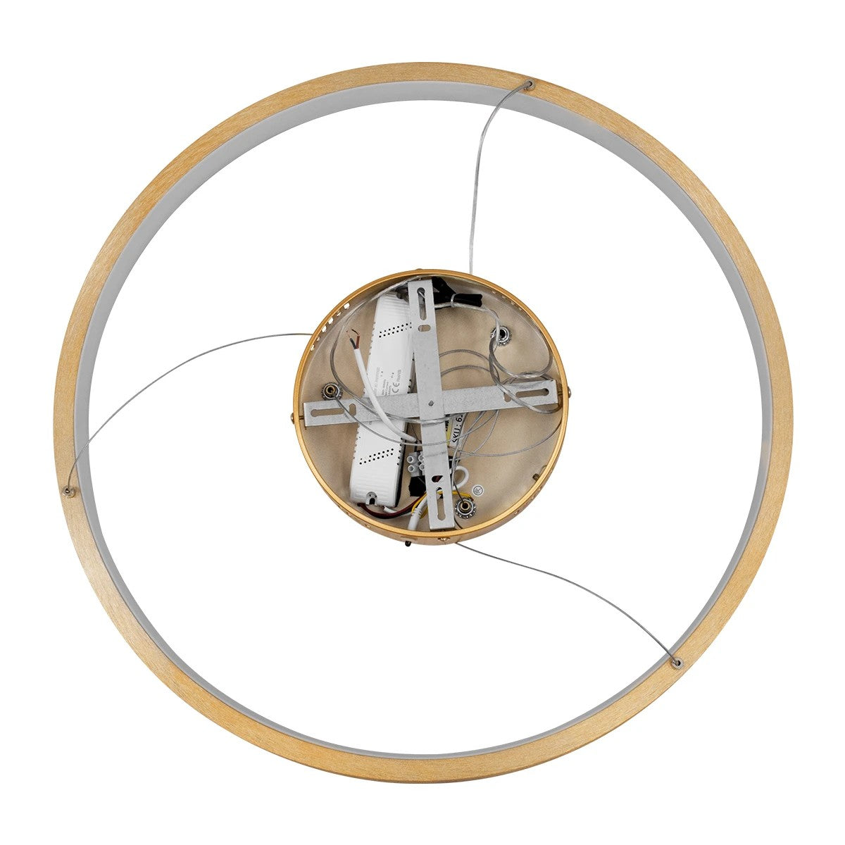 kelvo® NEMESIS KLV-101-0210 Κρεμαστό Φωτιστικό Οροφής LED 45W 4500lm 180° AC 220-240V IP20 Ρυθμιζόμενο Λευκό CCT με Χειριστήριο από 2700K έως 6000K Dimmable - Lumileds SMD Chip - Χρυσό Πλατίνα - Μ60 x Π60 x Υ4cm - 3 Χρόνια Εγγύηση - ledmania.gr