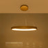 kelvo® NEMESIS KLV-101-0210 Κρεμαστό Φωτιστικό Οροφής LED 45W 4500lm 180° AC 220-240V IP20 Ρυθμιζόμενο Λευκό CCT με Χειριστήριο από 2700K έως 6000K Dimmable - Lumileds SMD Chip - Χρυσό Πλατίνα - Μ60 x Π60 x Υ4cm - 3 Χρόνια Εγγύηση - ledmania.gr