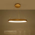 kelvo® NEMESIS KLV-101-0210 Κρεμαστό Φωτιστικό Οροφής LED 45W 4500lm 180° AC 220-240V IP20 Ρυθμιζόμενο Λευκό CCT με Χειριστήριο από 2700K έως 6000K Dimmable - Lumileds SMD Chip - Χρυσό Πλατίνα - Μ60 x Π60 x Υ4cm - 3 Χρόνια Εγγύηση - ledmania.gr