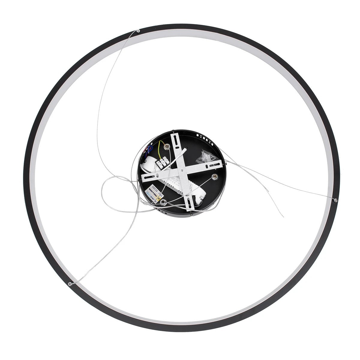 kelvo® NEMESIS KLV-101-0211 Κρεμαστό Φωτιστικό Οροφής LED 67W 6700lm 180° AC 220-240V IP20 Ρυθμιζόμενο Λευκό CCT με Χειριστήριο από 2700K έως 6000K Dimmable - Lumileds SMD Chip - Μαύρο Ματ - Μ80 x Π80 x Υ4cm - 3 Χρόνια Εγγύηση