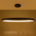 kelvo® NEMESIS KLV-101-0211 Κρεμαστό Φωτιστικό Οροφής LED 67W 6700lm 180° AC 220-240V IP20 Ρυθμιζόμενο Λευκό CCT με Χειριστήριο από 2700K έως 6000K Dimmable - Lumileds SMD Chip - Μαύρο Ματ - Μ80 x Π80 x Υ4cm - 3 Χρόνια Εγγύηση