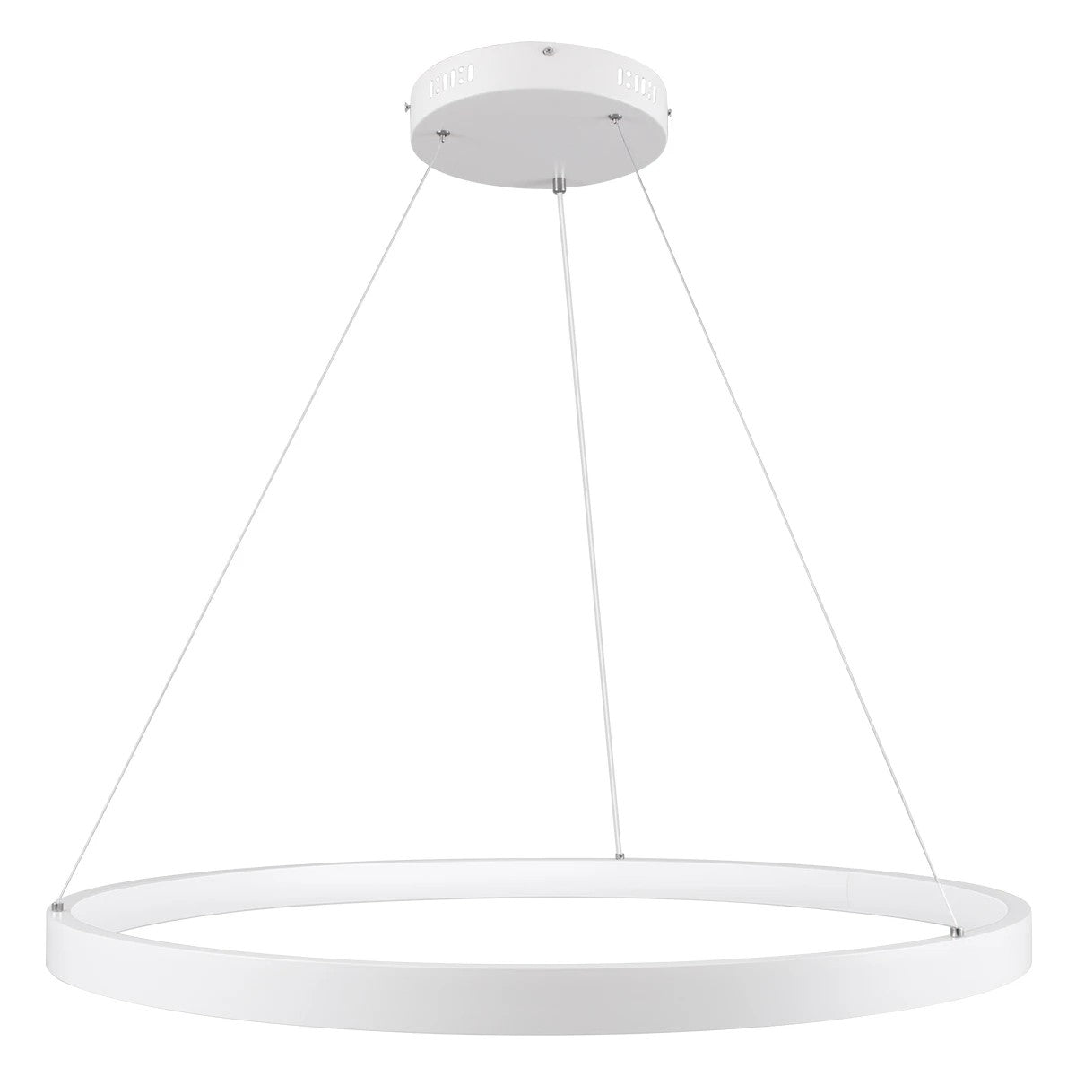 kelvo® NEMESIS KLV-101-0212 Κρεμαστό Φωτιστικό Οροφής LED 67W 6700lm 180° AC 220-240V IP20 Ρυθμιζόμενο Λευκό CCT με Χειριστήριο από 2700K έως 6000K Dimmable - Lumileds SMD Chip - Λευκό Ματ - Μ80 x Π80 x Υ4cm - 3 Χρόνια Εγγύηση - ledmania.gr