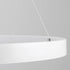 kelvo® NEMESIS KLV-101-0212 Κρεμαστό Φωτιστικό Οροφής LED 67W 6700lm 180° AC 220-240V IP20 Ρυθμιζόμενο Λευκό CCT με Χειριστήριο από 2700K έως 6000K Dimmable - Lumileds SMD Chip - Λευκό Ματ - Μ80 x Π80 x Υ4cm - 3 Χρόνια Εγγύηση - ledmania.gr